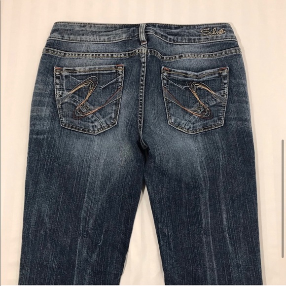 Silver Jeans Aiko Slim Fit Size 29 Blue Faded Wash - Picture 9 of 9